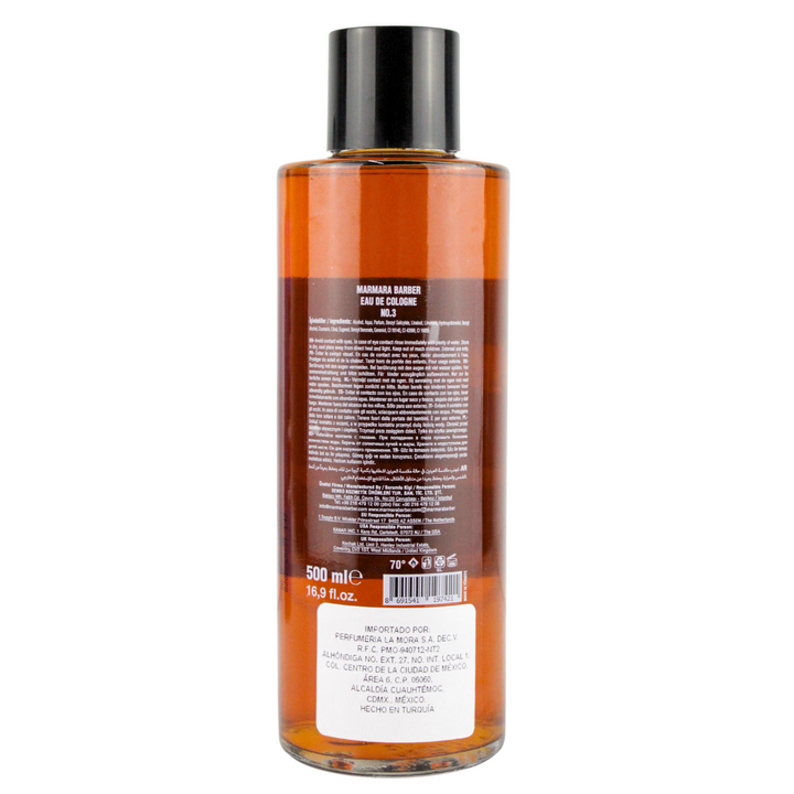 Barber Marmara After Shave De Vidrio No 3 500 ML