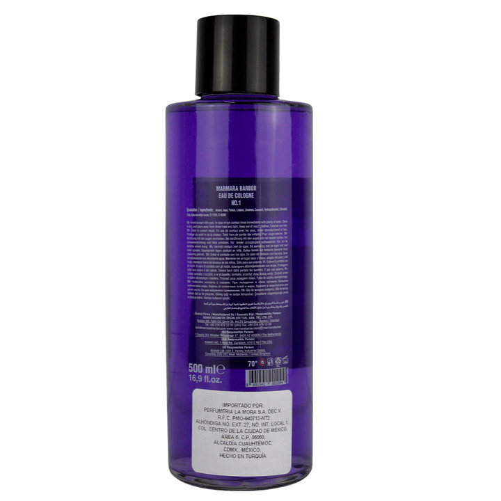 Barber Marmara After Shave De Vidrio No 1  500 ML