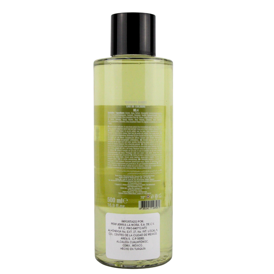 Barber Marmara After Shave De Vidrio No 4 500 ML