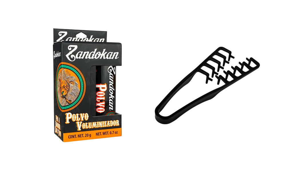 Paquete Zandokan Styling: Polvo para Volumen 20g + Peine de Textura Profesiona
