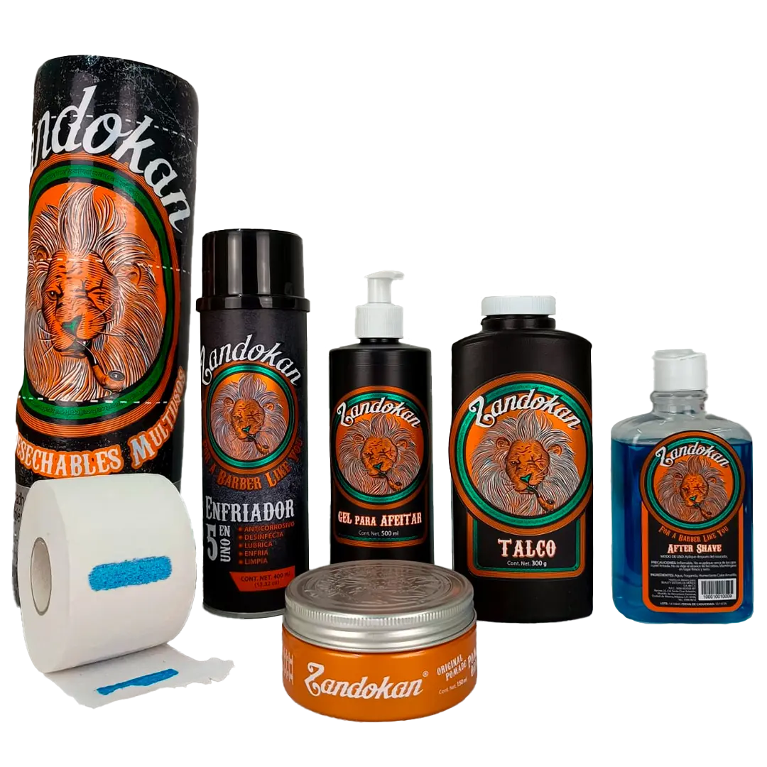 Combo Barber Zandokan Profesional Perfumería la Mora