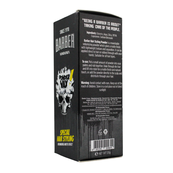 Barber Marmara Polvo de Textura Skull 20 G