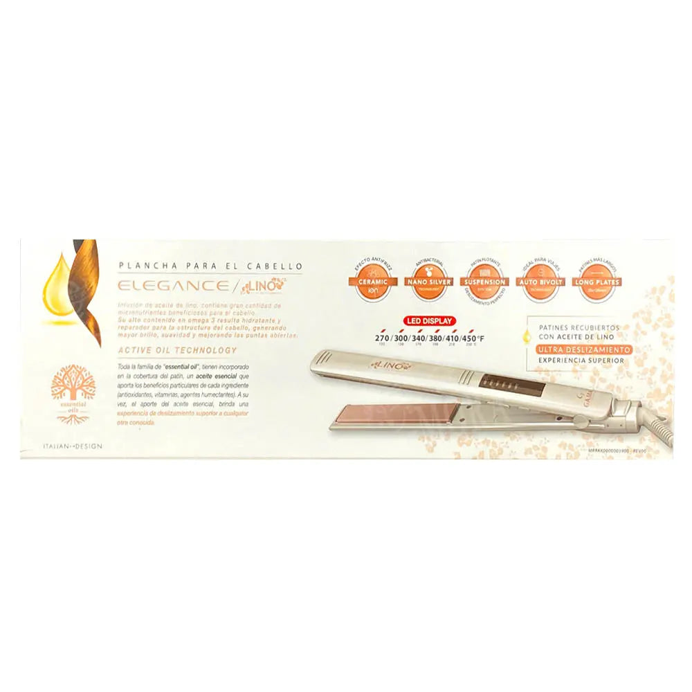 GAMA ITALY PLANCHA ELEGANCE LED LINO 230 °C Perfumería la Mora