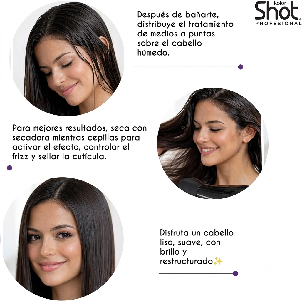 Tratamiento Kolor Shot Reparacion de Puntas Total 300 ML