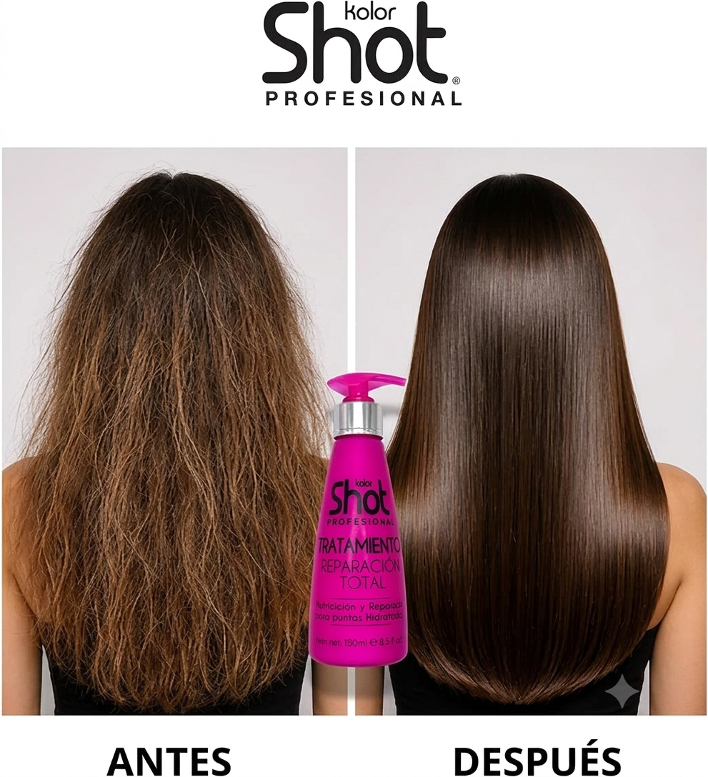 Tratamiento Kolor Shot Reparacion de Puntas Total 300 ML