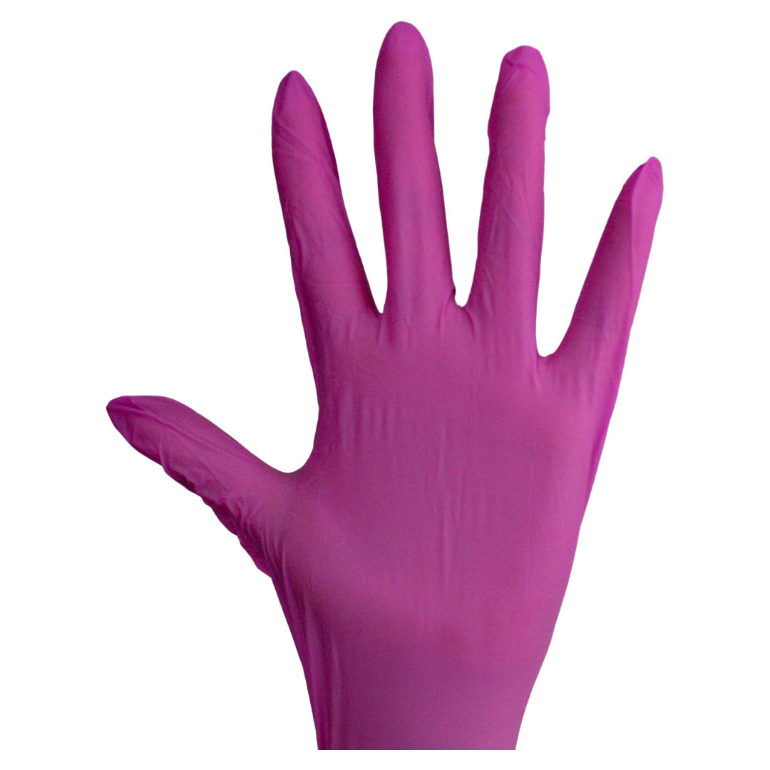 Zandokan Guantes de Nitrilo Rosa – 50 Pares Uso Profesional