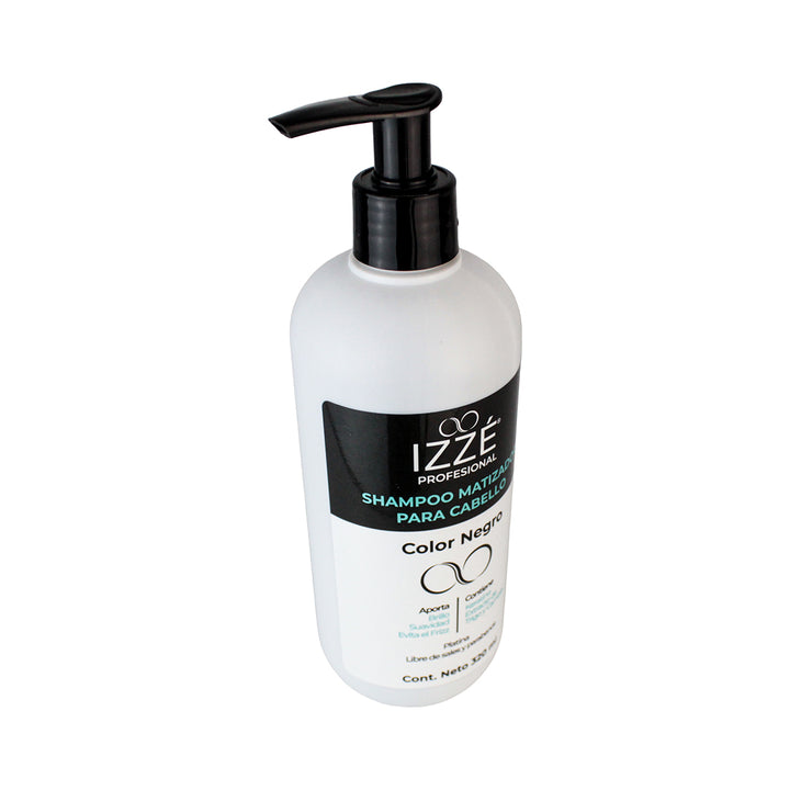 Izze Shampoo Matizador Para Cabello Negro 320 ML