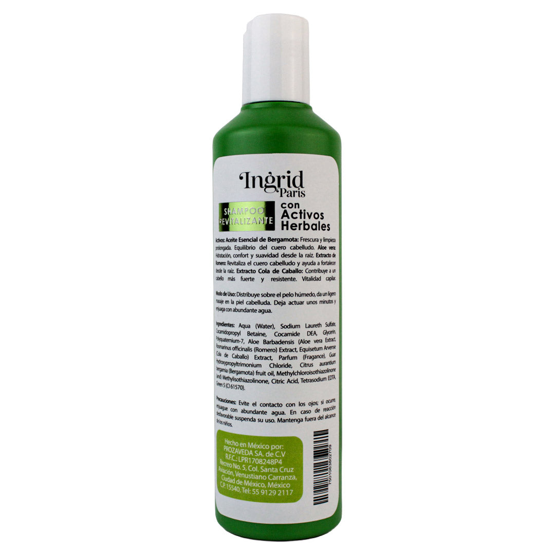 Ingrid Shampo Revitalizante Con Activos Herbales 315 Ml