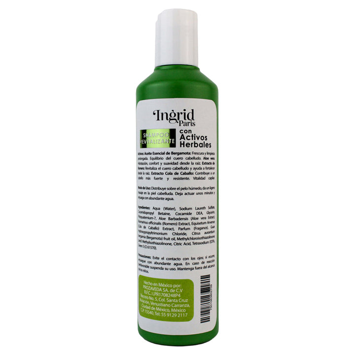 Ingrid Shampo Revitalizante Con Activos Herbales 315 Ml