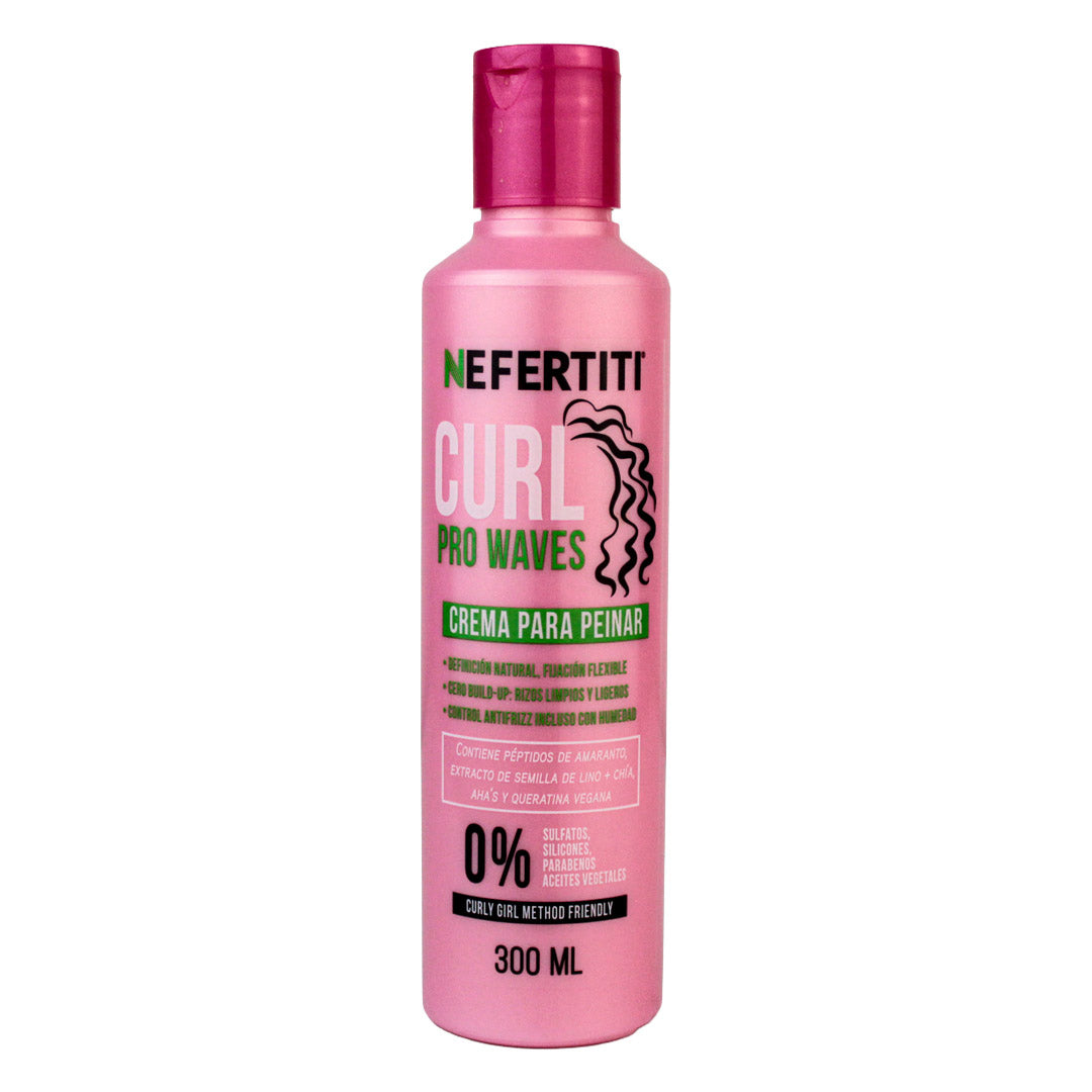 Nefertiti Crema para Peinar Curl Pro Waves Para Rizos 300 ml