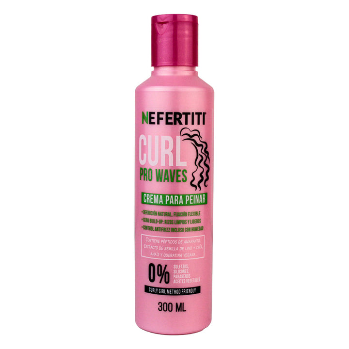 Nefertiti Crema para Peinar Curl Pro Waves Para Rizos 300 ml