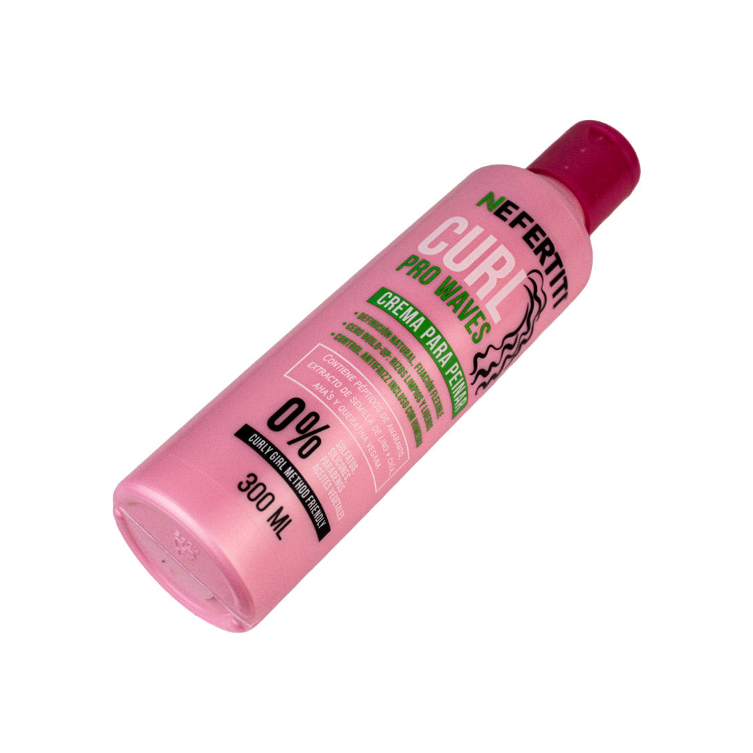 Nefertiti Crema para Peinar Curl Pro Waves Para Rizos 300 ml