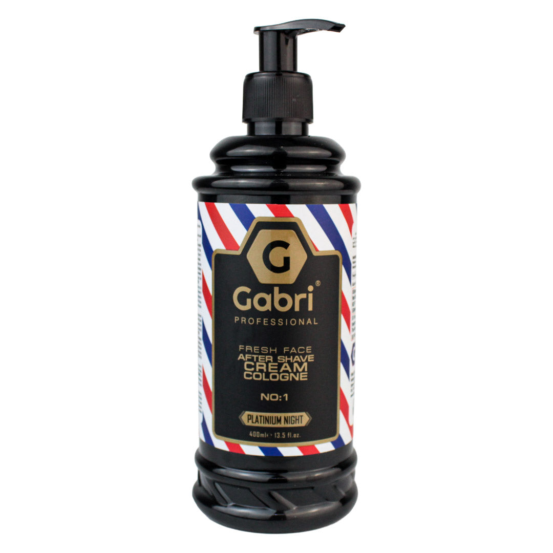 Crema Colonia Post-Afeitado Gabri Professional Fresh Face No:1 Platinium Night – After Shave Cream Cologne (400 ml)