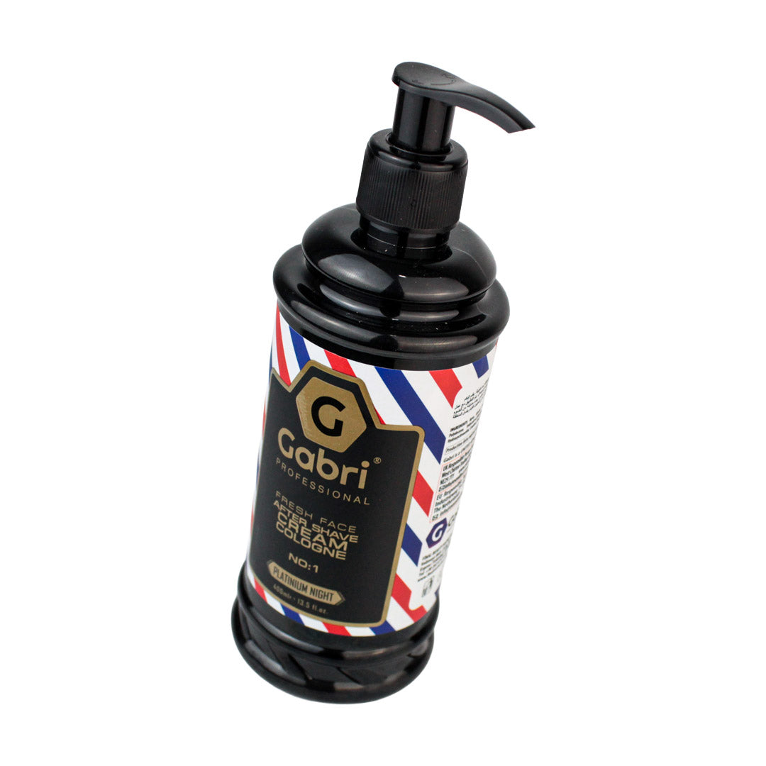 Crema Colonia Post-Afeitado Gabri Professional Fresh Face No:1 Platinium Night – After Shave Cream Cologne (400 ml)