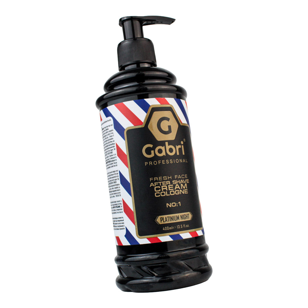 Crema Colonia Post-Afeitado Gabri Professional Fresh Face No:1 Platinium Night – After Shave Cream Cologne (400 ml)