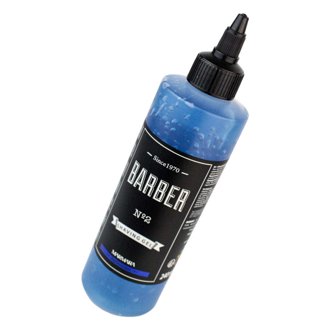 Gel para Afeitar Transparente Marmara Barber Nº2 Shaving Gel – Máxima Visibilidad y Deslizamiento Profesional 240 Ml
