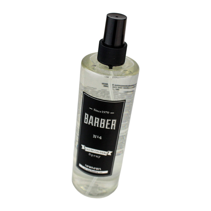 Colonia Post-Afeitado Marmara Barber Nº4 Transparente – Fragancia Masculina Superior en Spray 400 Ml