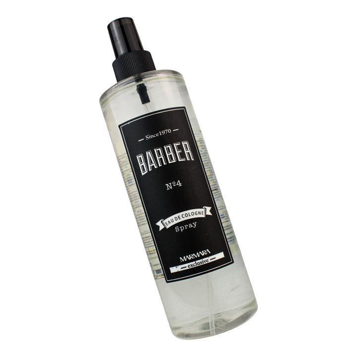 Colonia Post-Afeitado Marmara Barber Nº4 Transparente – Fragancia Masculina Superior en Spray 400 Ml