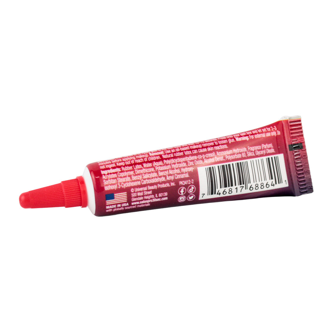 Pegamento para Pestañas Salon Pro 30 Sec Ultra Grip Black - Fórmula Secado Rápido y Resistente al Agua (7 ml / 0.25 fl oz