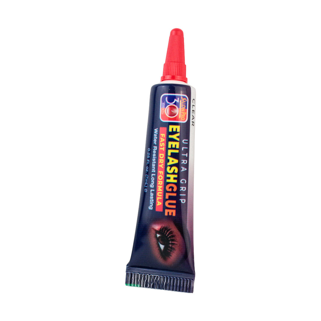 Pegamento para Pestañas Salon Pro 30 Sec Ultra Grip Black - Fórmula Secado Rápido y Resistente al Agua (7 ml / 0.25 fl oz