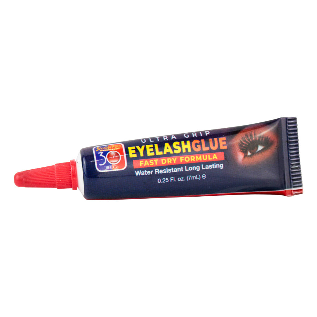 Pegamento para Pestañas Salon Pro 30 Sec Ultra Grip Black - Fórmula Secado Rápido y Resistente al Agua (7 ml / 0.25 fl oz