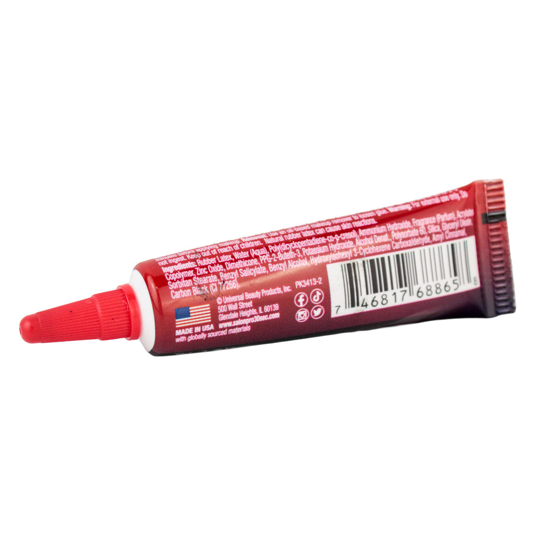 Pegamento para Pestañas Salon Pro 30 Sec Ultra Grip Black - Fórmula Secado Rápido y Resistente al Agua (7 ml / 0.25 fl oz