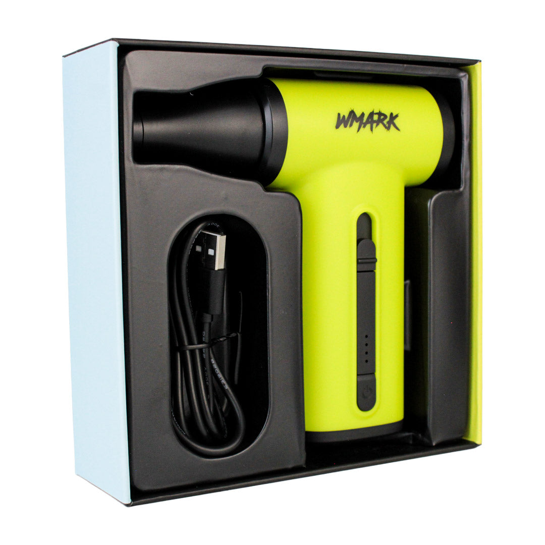 Soplador Turbo Profesional para Barbería WMARK 130,000 RPM (NG-TB001 Verde)