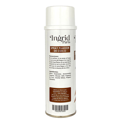 INGRID SPRAY EXTRAFIRME CON AROMA DE COCO 500 ML