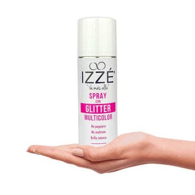 IZZE GLITTER SPRAY MULTICOLOR 150 GR Perfumería la Mora