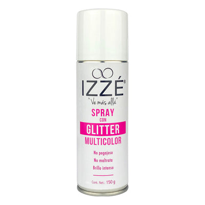 IZZE GLITTER SPRAY MULTICOLOR 150 GR Perfumería la Mora