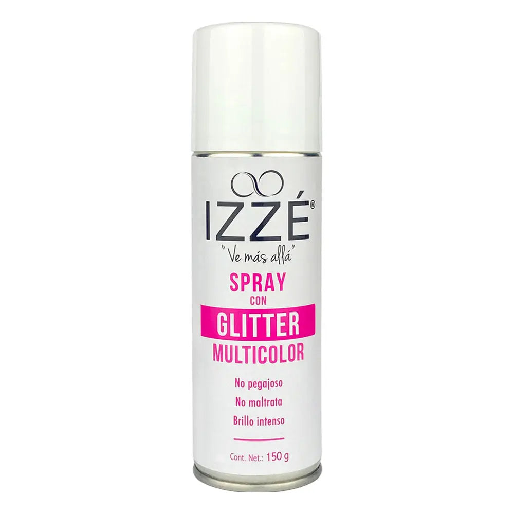 IZZE GLITTER SPRAY MULTICOLOR 150 GR Perfumería la Mora