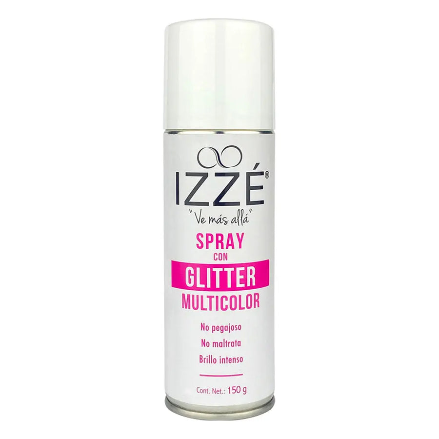 IZZE GLITTER SPRAY MULTICOLOR 150 GR Perfumería la Mora
