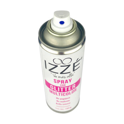 IZZE GLITTER SPRAY MULTICOLOR 150 GR Perfumería la Mora