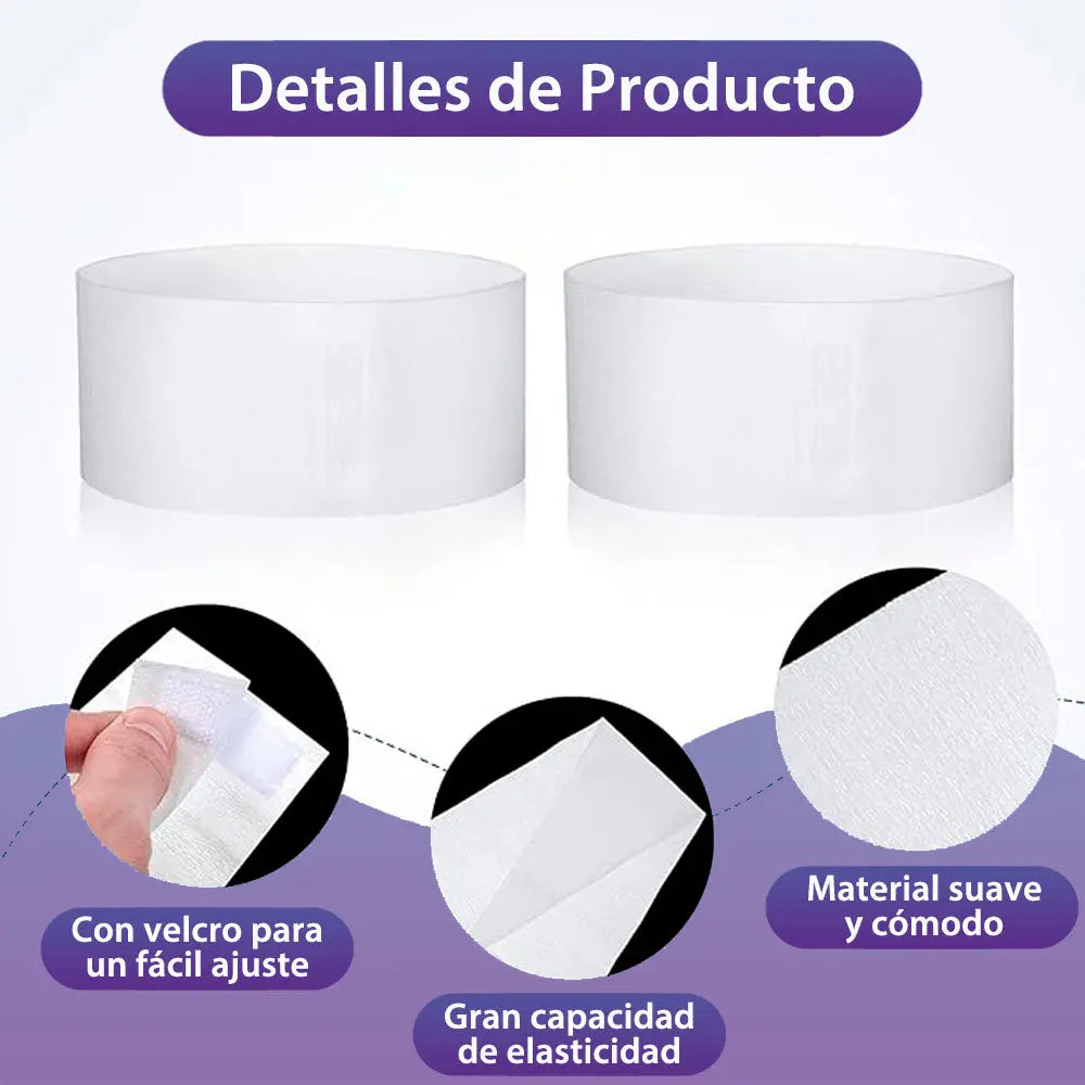 KIQUE VALERINA C/VELCRO BOLSA CON 10 PIEZAS MOD KQ-01-0095 Perfumería la Mora
