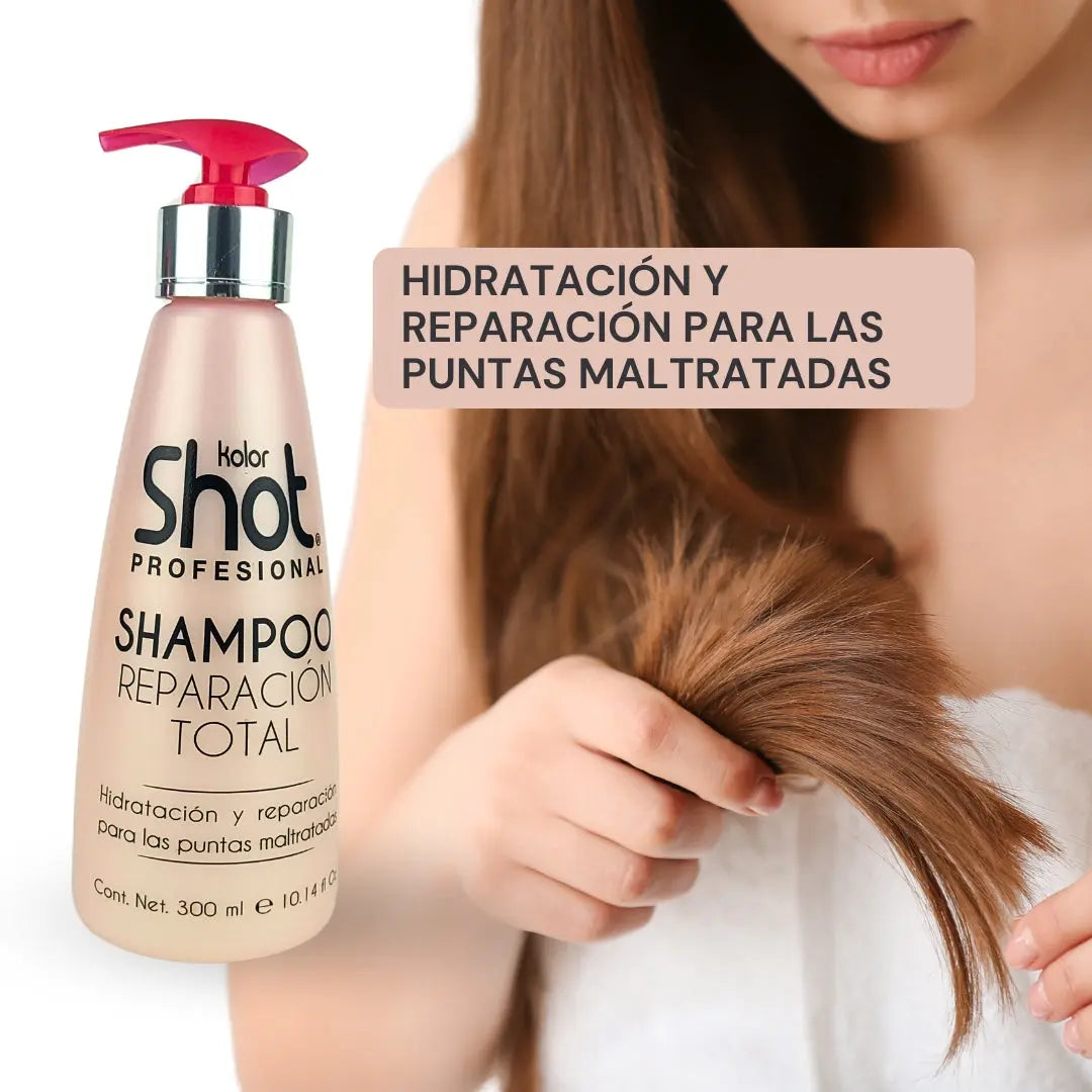 KOLOR SHOT SHAMPOO REPARACION TOTAL 300 ML Perfumería la Mora