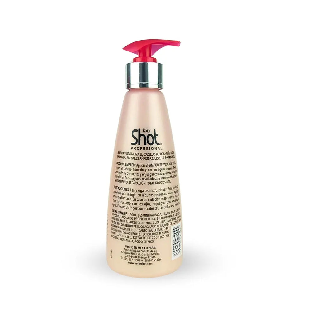 KOLOR SHOT SHAMPOO REPARACION TOTAL 300 ML Perfumería la Mora