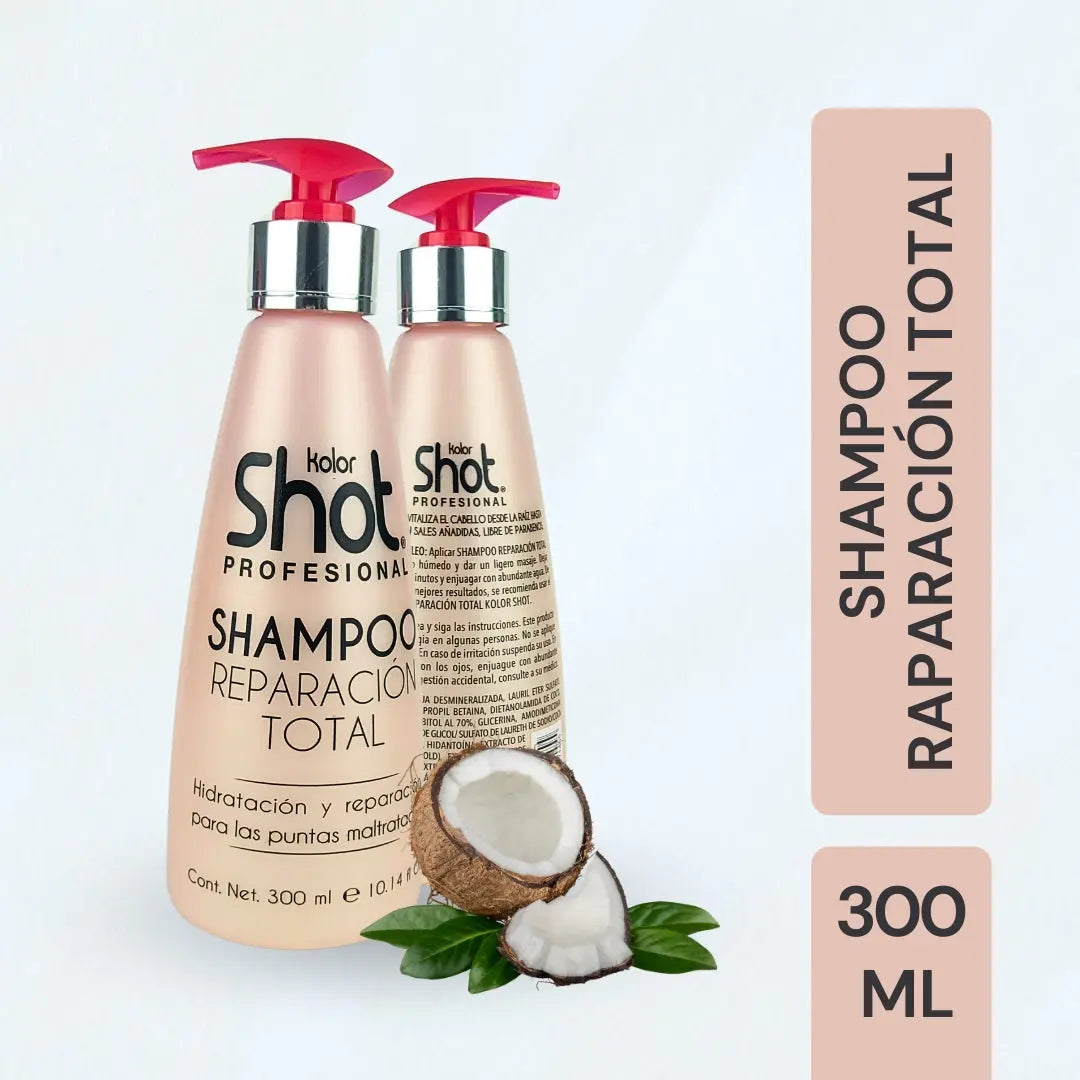 KOLOR SHOT SHAMPOO REPARACION TOTAL 300 ML Perfumería la Mora