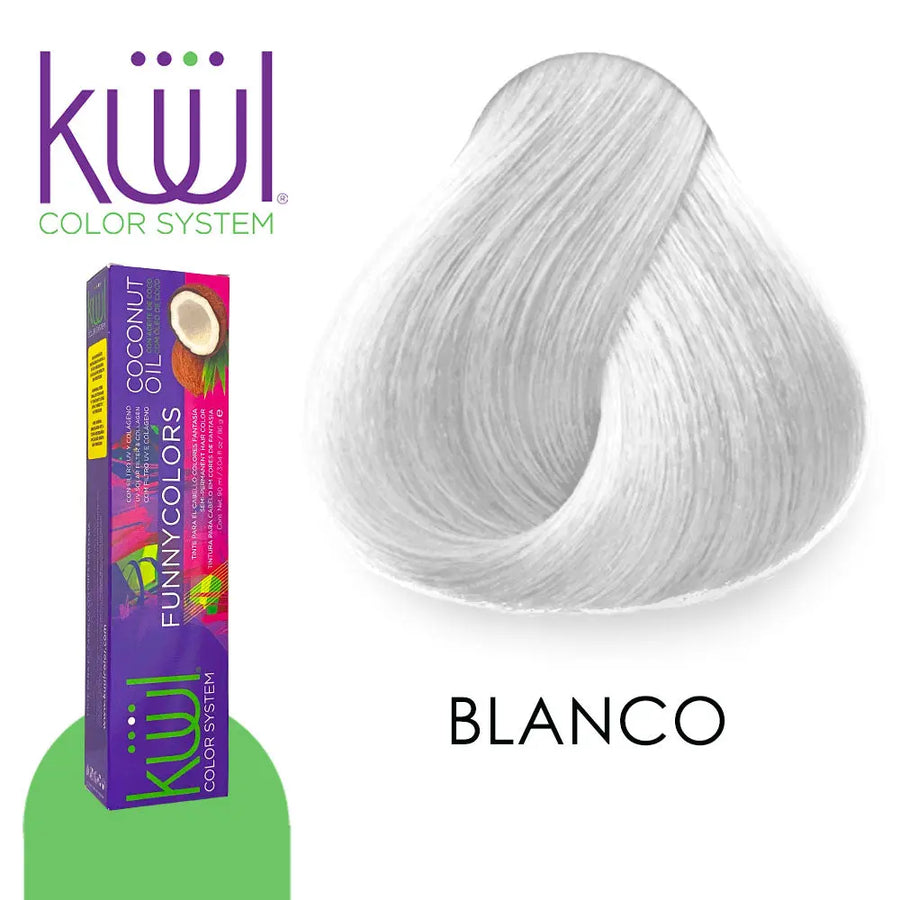 KUUL TINTE PROFESIONAL TONO FUNNY COLORS KBLANCO 90 ML Perfumería la Mora