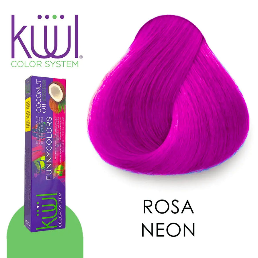 KUUL TINTE PROFESIONAL TONO FUNNY COLORS KROSA NEON 90 ML Perfumería la Mora