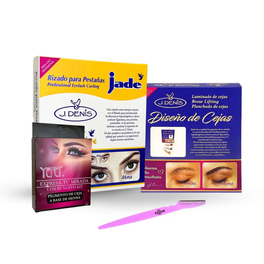 Kit Completo de Belleza , Moldeo de Cejas y Rizado de Pestañas Perfumería la Mora