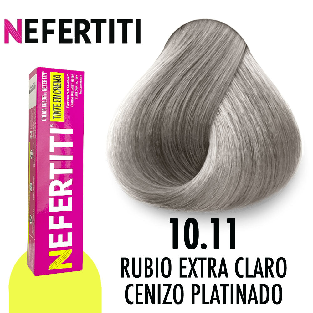 NEFERTITI TINTE NE10.11 RUBIO ULTRA CLARO PLATINADO 90 GR
