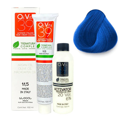 TINTE PROFESIONAL OI VITA TONO OSHOCKING BLUE 100ML + PEROXIDO 150ML GRATIS Perfumería la Mora