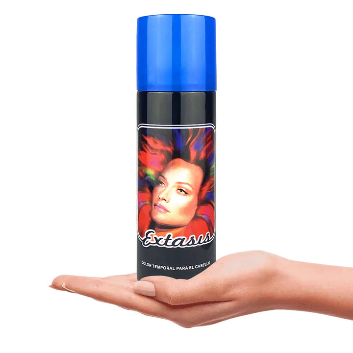 TINTE TEMPORAL EN SPRAY COLOR AZUL 90 GR Perfumería la Mora
