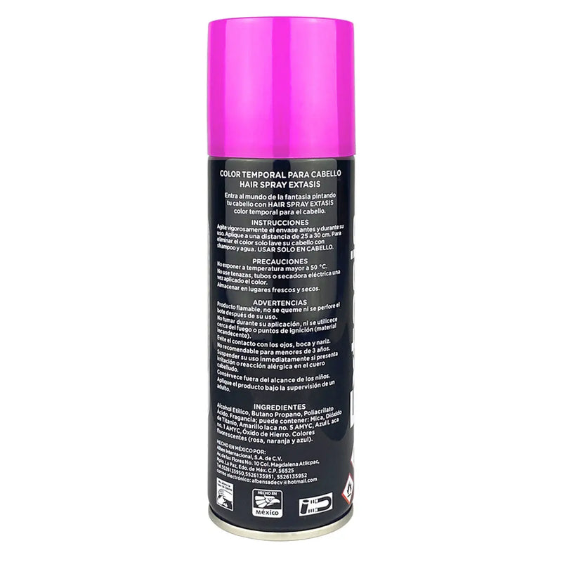 TINTE TEMPORAL EN SPRAY COLOR MAGENTA 90 GR Perfumería la Mora