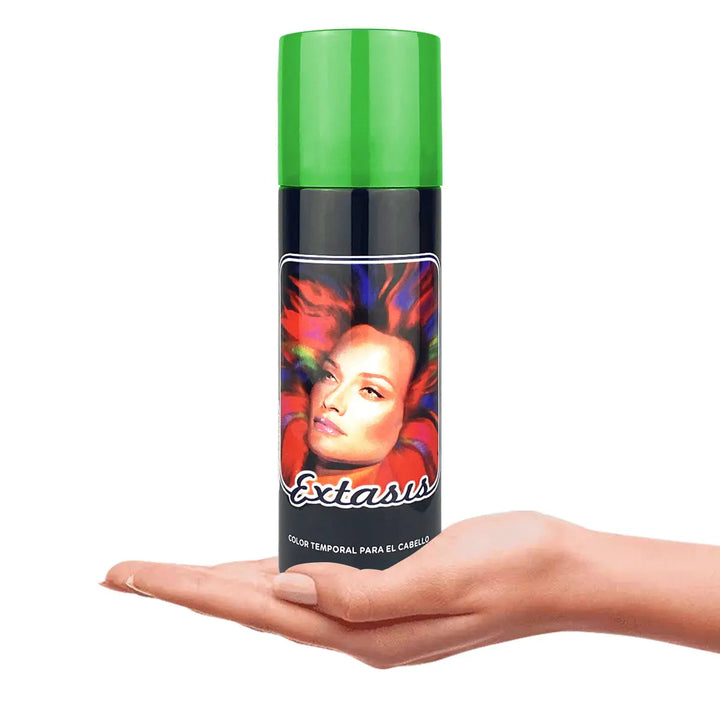 TINTE TEMPORAL EN SPRAY COLOR VERDE 90 GR Perfumería la Mora