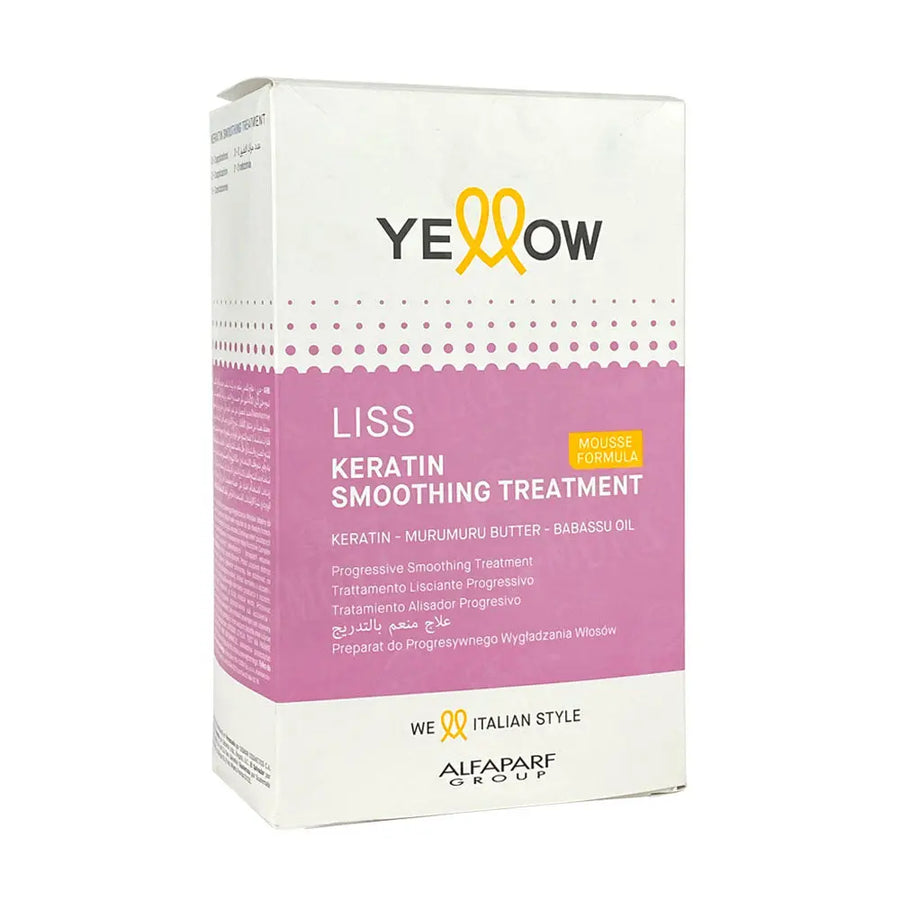 YELLOW KIT LISS TRATAMIENTO DE KERATINA SMOTHING Perfumería la Mora