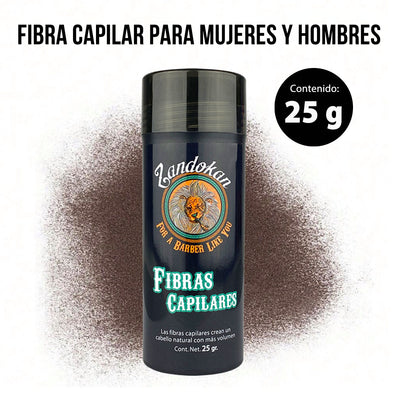 ZANDOKAN FIBRA CAPILAR 25 GR COLOR CASTAÑO OSCURO MOD ZK-04-0091 Perfumería la Mora