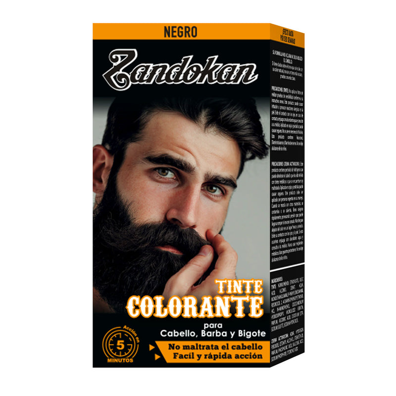 ZANDOKAN TINTE PARA CABALLERO NEGRO Perfumería la Mora