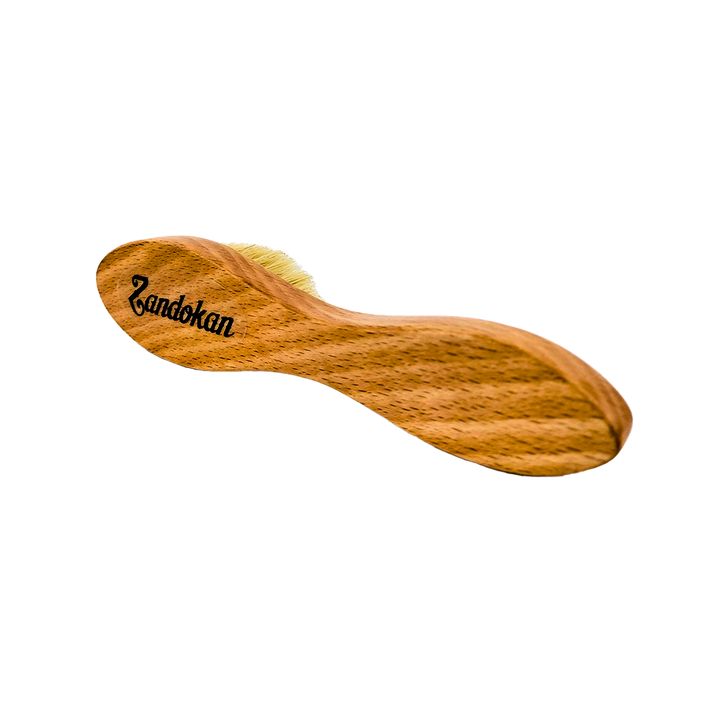 Zandokan Cepillo Facial de Madera con Cerdas Naturales, ZK-0066