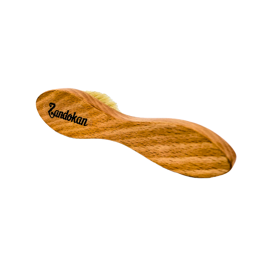 Zandokan Cepillo Facial de Madera con Cerdas Naturales, ZK-0066